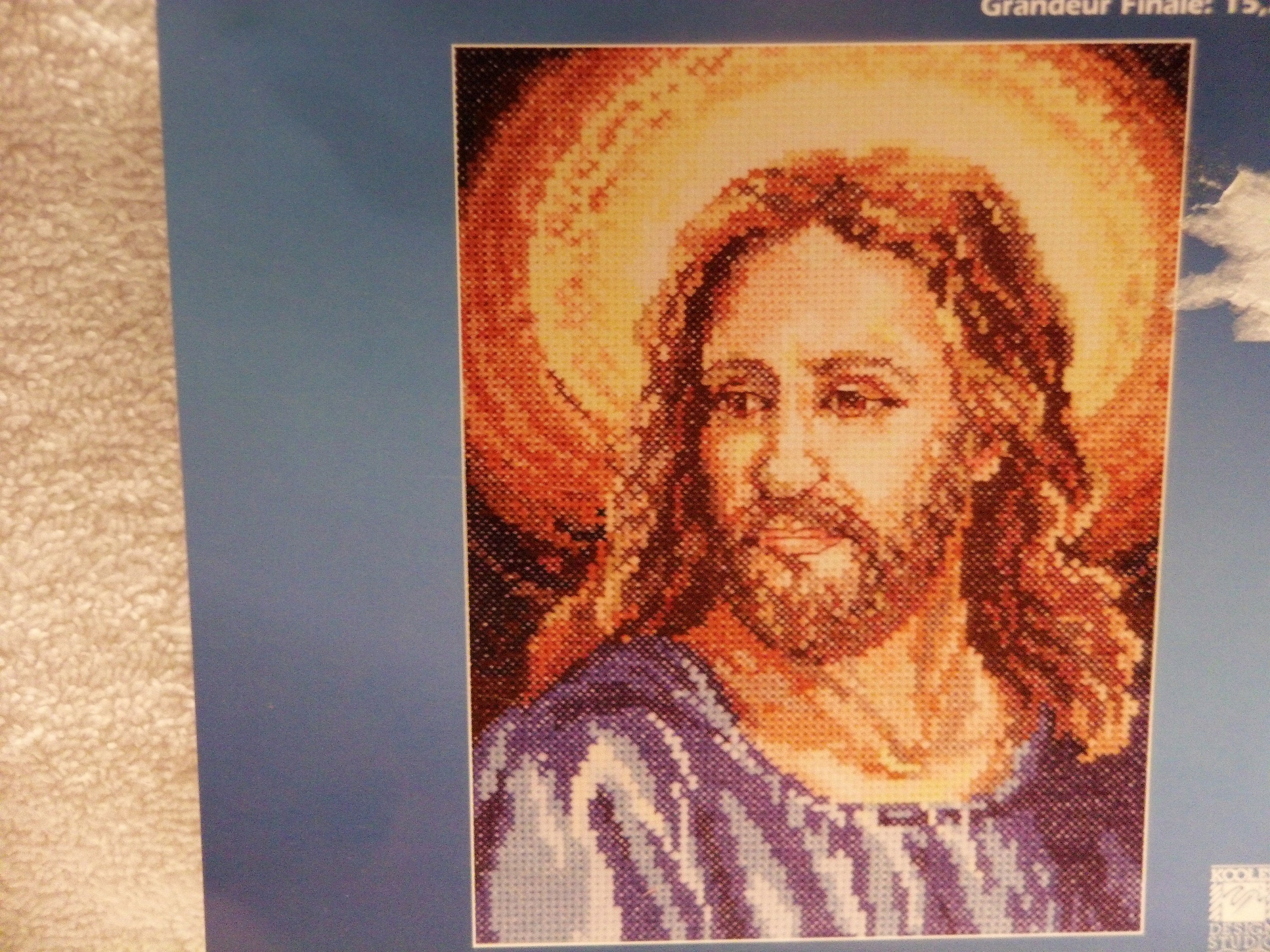 Jesus Cross Stitch Pattern Etsy