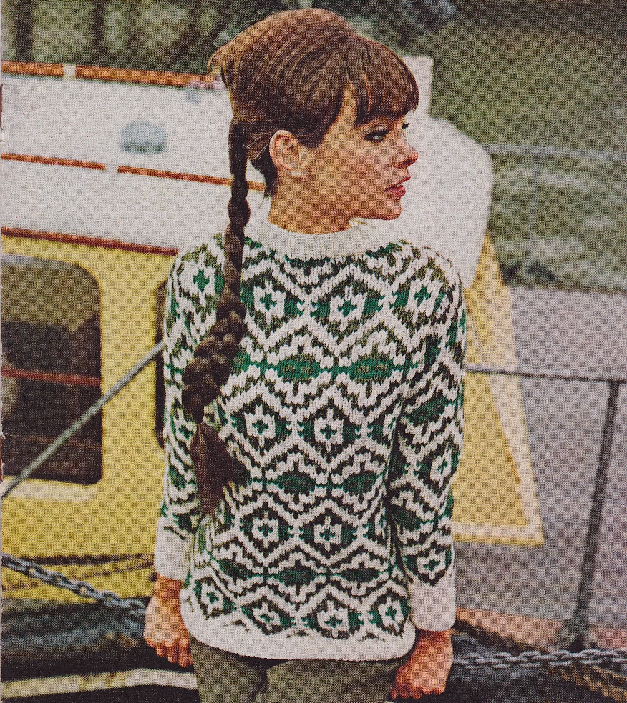 Fair isle top style sweater