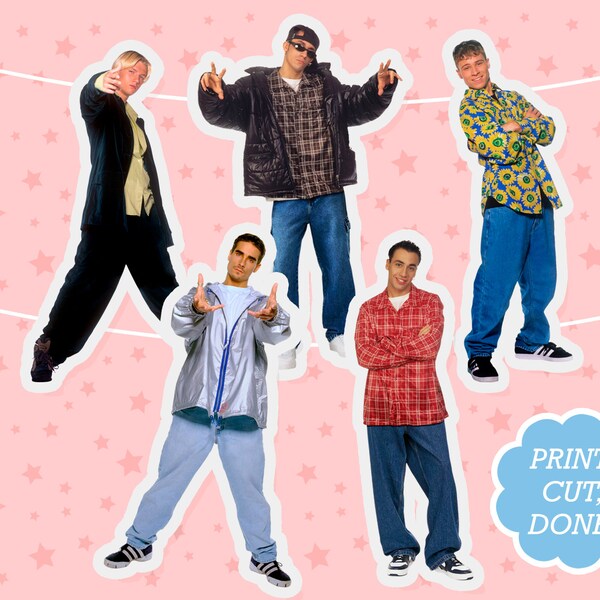 Backstreet Boys Party Banner - Backstreet Boys Party Decorations - Backstreet Boys Printable Party - Backstreet Boys Party Props - SALE