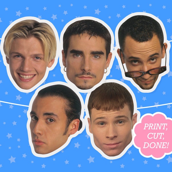 Backstreet Boys Party Banner - Backstreet Boys Party Decorations - Backstreet Boys Printable Party - Backstreet Boys Party Props - SALE