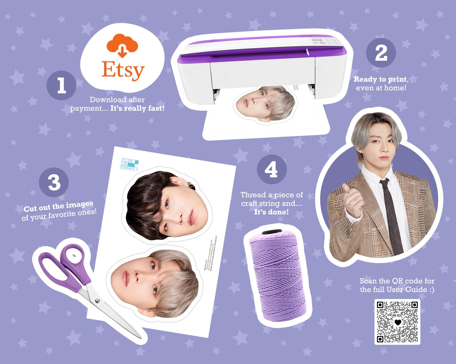 BTS Party Banner BTS Party Decorations Bts Printable Party - Etsy