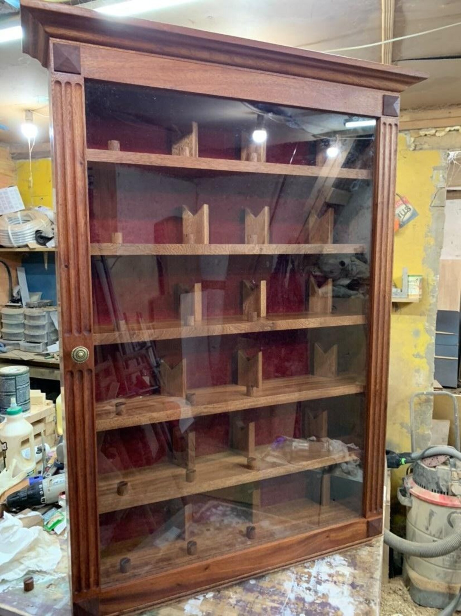 Knife Display Hunting Knife Display Case Wood Etsy