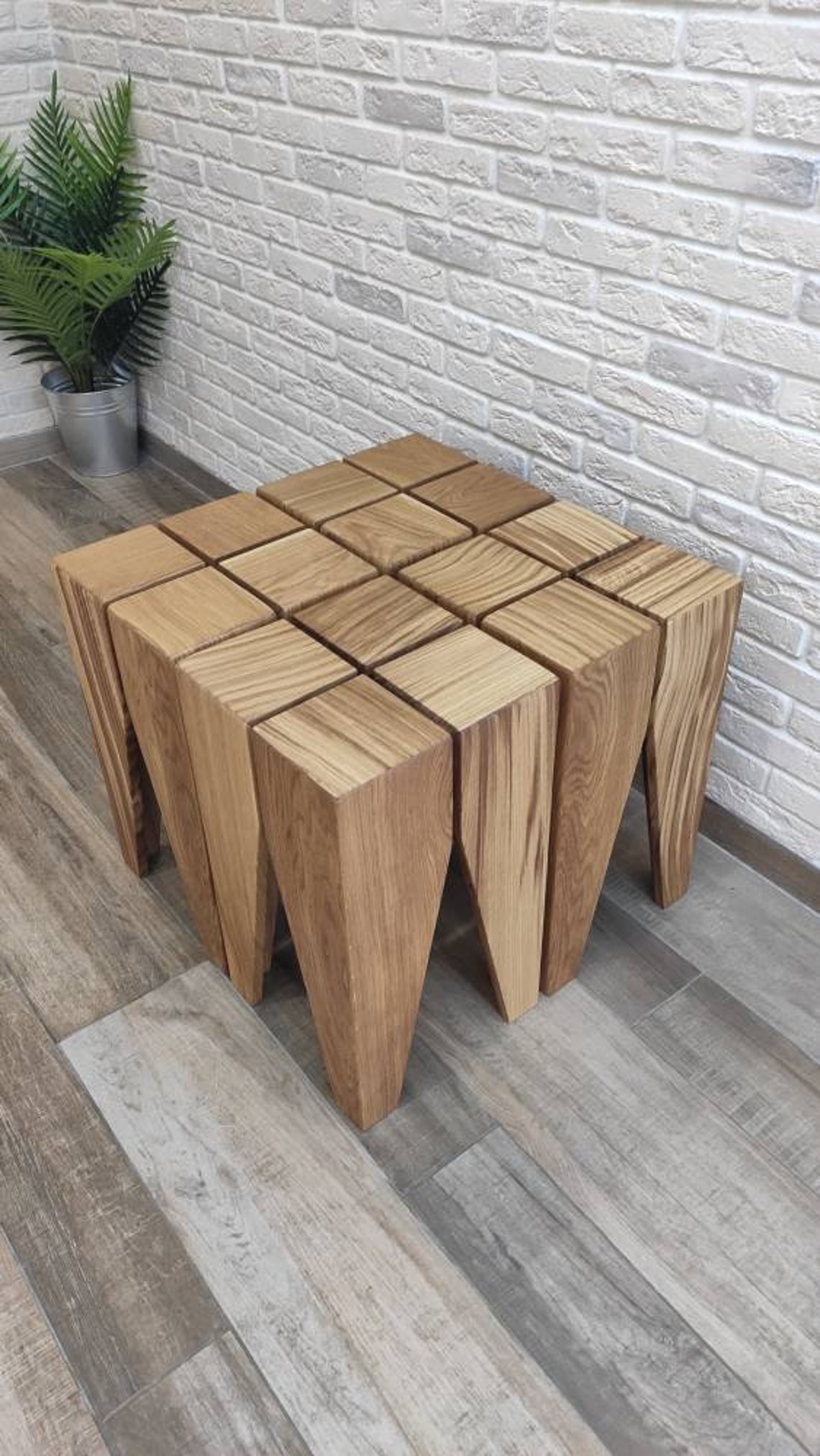 Minimalist Wood Kitchen Stools Transforming Wood Coffee Etsy