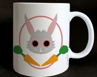 Mug "Les grozeuil" Célestin the bunny.