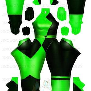 Shego - kim possible - suit pattern (download file)