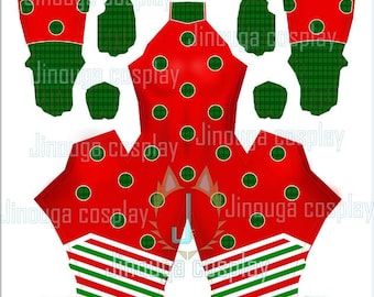 Christmas pattern - original design by JinougaCosplay  (download file)