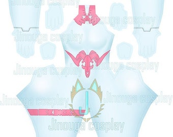 Rebecca cyberpunk bodysuit pattern (download file)