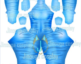 Patrón de cuerpo femenino avatar (archivo de descarga)