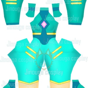 Pearls flight space bodysuit pattern (download file)