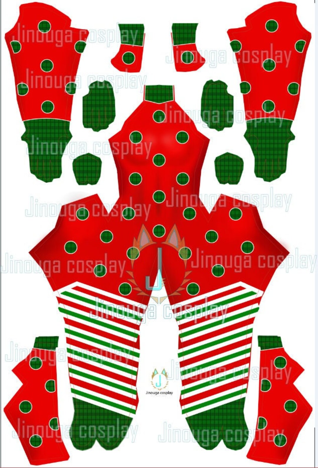 Christmas Pattern - Original Design by Jinougacosplay (download File ...