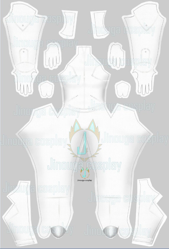 Chat Blanc Miraculous Suit Pattern Download File Etsy