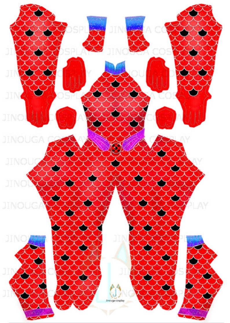 download file AQUA Ladybug suit pattern