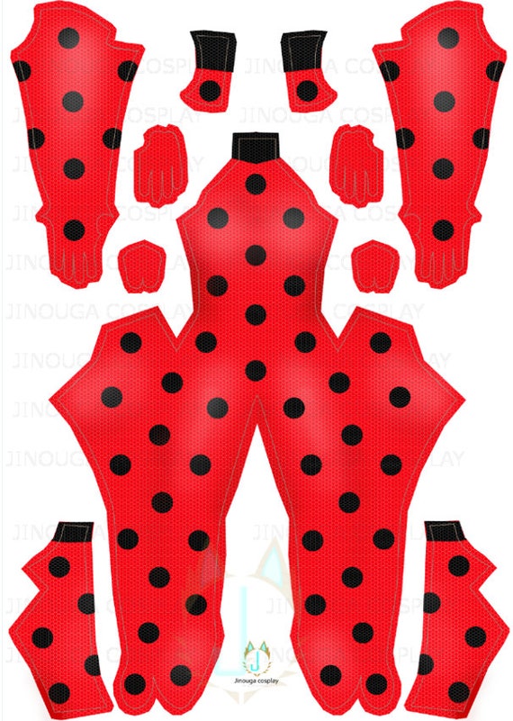 Miraculous Ladybug suit pattern download file Etsy