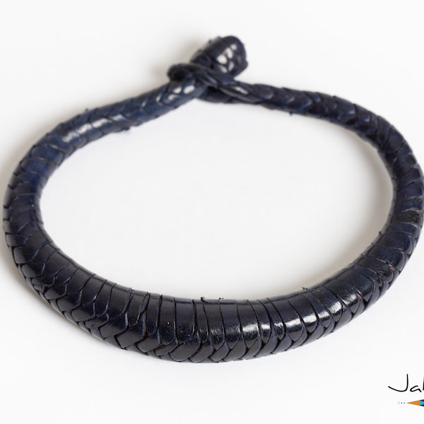 Bracelet fin en cuir artisanat du Mali