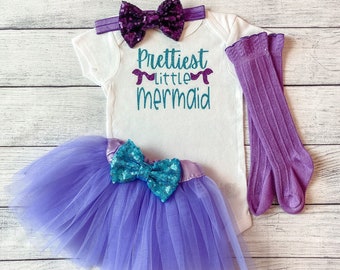 mermaid baby grow