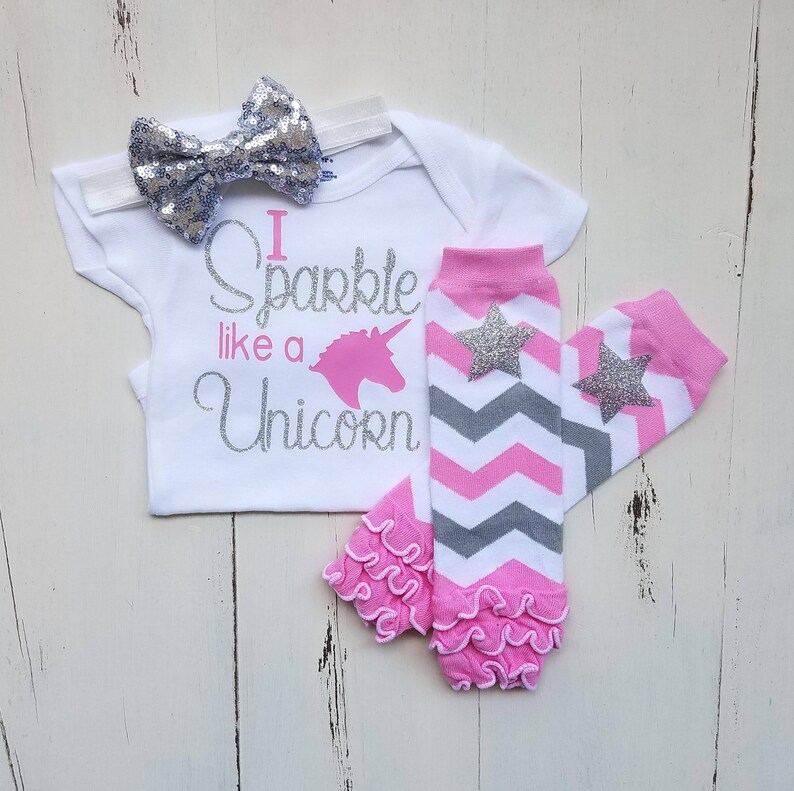 baby girl unicorn onesie