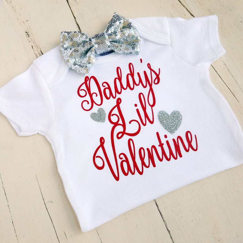 Valentine onesie First Valentines Day Baby girl clothes Etsy