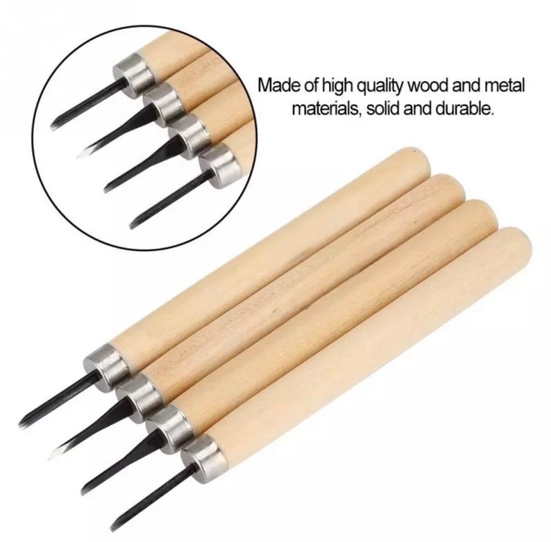 Micro carving tool Metal clay tools mini carving tools Etsy