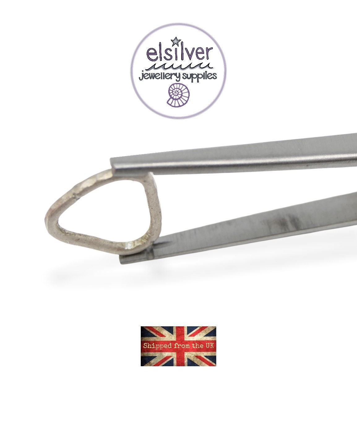 Cross Locking Fiber-Grip Soldering Tweezers - Medium Point