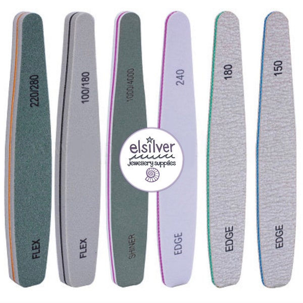 6 x Metal polishing sticks | sanding sticks|  | metal sanding pads| metal sanding sticks| metal hand polishing set