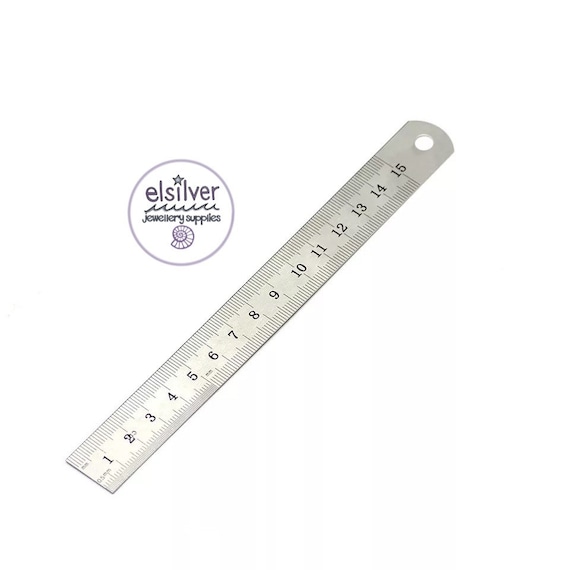 Double Side Stainless Steel Ruler Metal Ruler 15cm Steel Ruler 6 inch Metal  Ruler