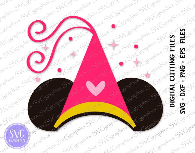 Download Svgdxfeps cut file 065 Minnie magical hat svg Disney | Etsy