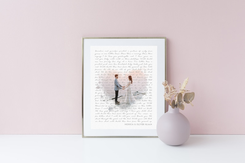 Wedding Song Lyric Art Custom Song Lyrics Print Wedding Etsy