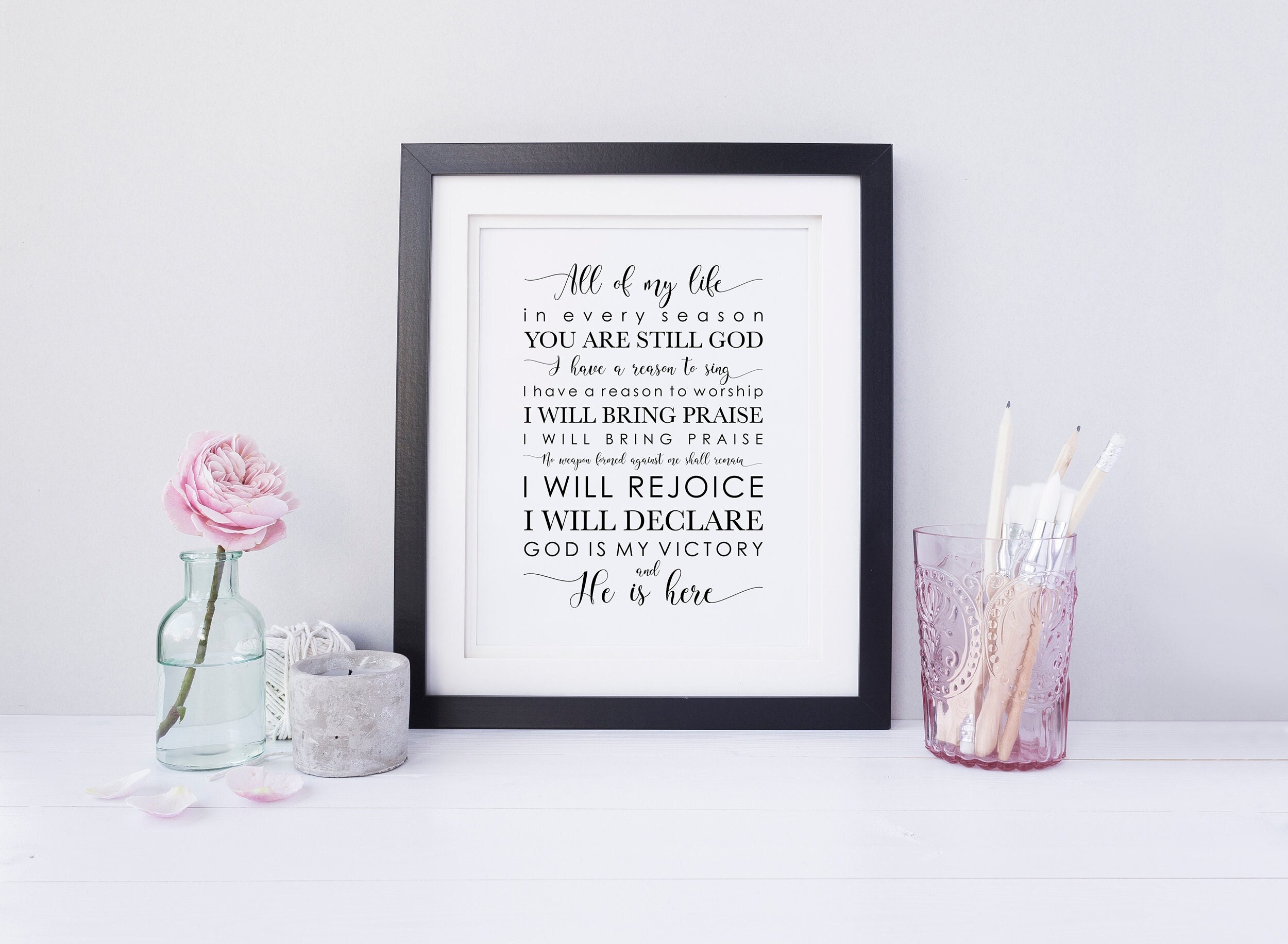 Personalized Worship Song Lyrics Wall Art, Custom Song Lyrics Print, Worship Music Print, Song Lyric Art Print, Christian Music Wall Art