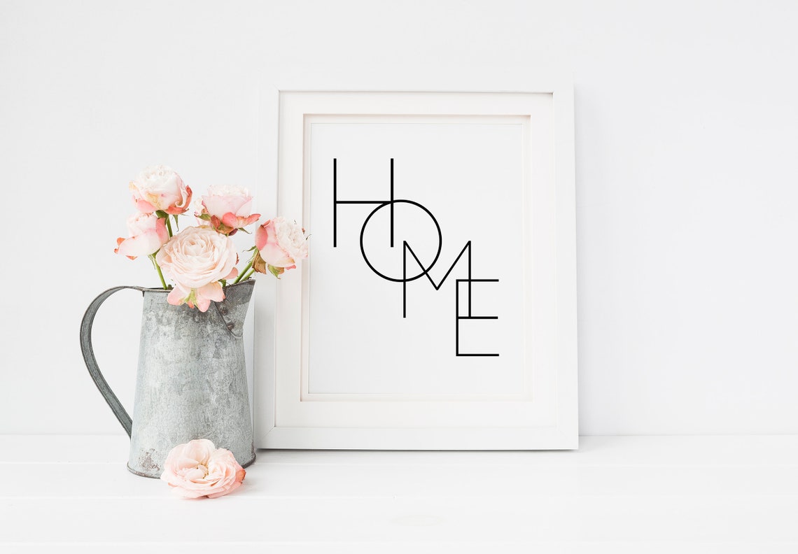 Home Print Home Wall Art Home Printable Home Poster Home Etsy