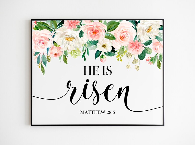 What Bible Verse Is He Is Risen?