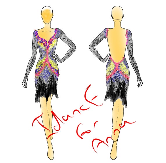 Beautiful and Stylish Sketch Dress Design / Fashion Design Illustration -  YouTube
