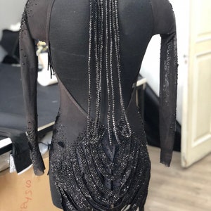 latin dance competition dresses pre owned or new custom made. Ballroom dance dresses with stones image 8