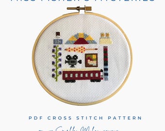 Miss Fisher’s Mysteries Inspired Cross Stitch Pattern PDF
