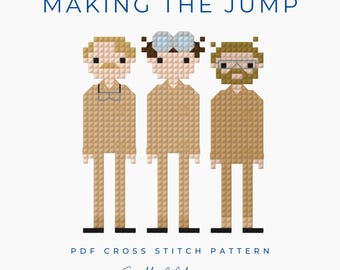 Making the Jump SAS: Rogue Heroes Inspired Cross Stitch Pattern PDF Download
