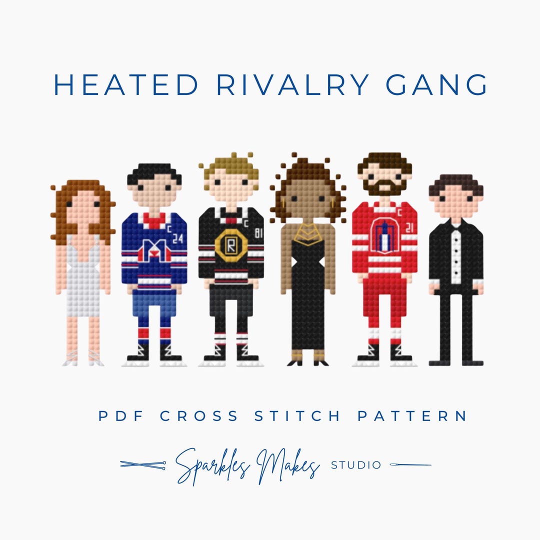 Heated Rivalry Gang Cross Stitch Pattern (PDF Download) - Etsy UK