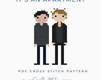 It’s An Apartment Hollanov Heated Rivalry Inspired Cross Stitch Pattern PDF