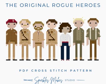 The Original Rogue Heroes Cross Stitch Pattern (PDF Download) – Inspired by the SAS: Rogue Heroes Series