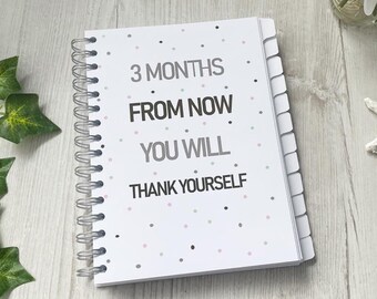 Weight loss Journal , Personalised Daily Planner, Food Diary, Slimming World, WW, Calorie Counting, Keto Journal - Thank Yourself