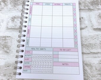 weight loss journal etsy food logs for weight loss