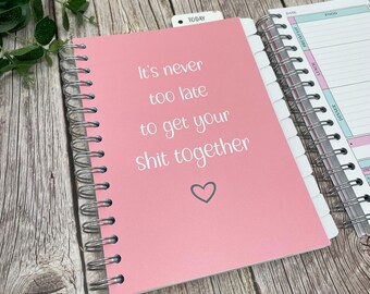 Weight loss Journal, Daily Planner, Food Diary, Slimming World, Weight Watchers, Calorie Counting, Keto Journal, Notebook -Get Shit Together