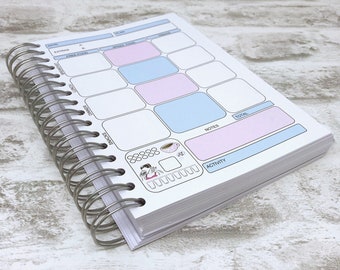 26wk SW Food Diary Diet Journal ,Slimming World Compatible Tracker,Notebook - Choose Your Cover - Food Diary 6 - She Believed BLUE