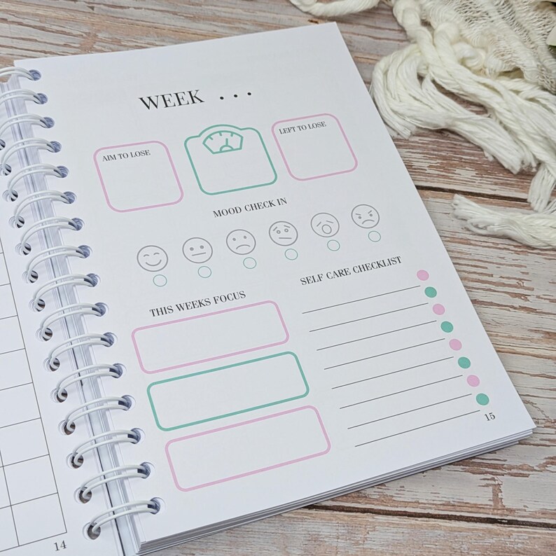 減量ジャーナル＆習慣トラッカー：デイリープランナー - レインボーウェーブ 画像 11