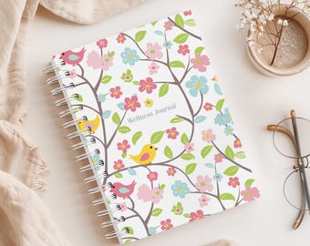 Diario de alimentación de 12 semanas / Planificador diario de autocuidado y pérdida de peso - Spring Branches