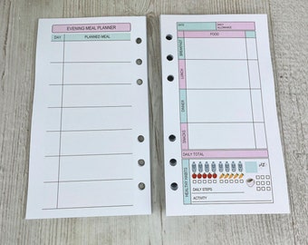 Cuadernos para diario de alimentación de 12 semanas: Registro de calorías, hojas individuales a color.
