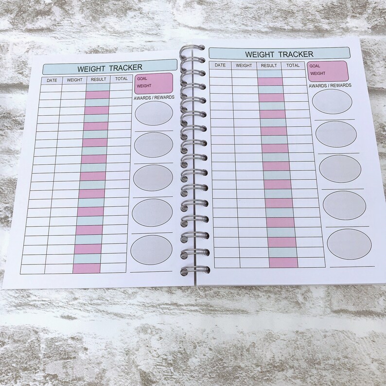 6M WEIGHT WATCHERS O Food Diary Original Design Journal Diet | Etsy