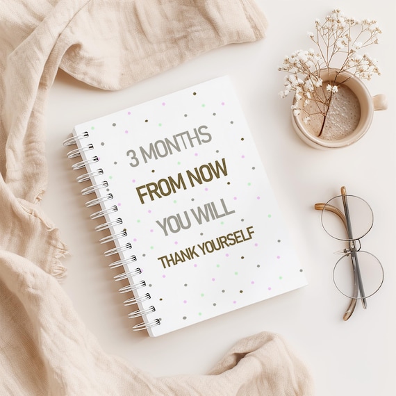 12 Week Food Diary, Weight Loss Tracker,  A5 Food Planner - Thank Yourself