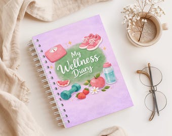Viktminskningsdagbok och matdagbok - Purple Wellness