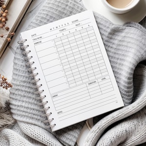 Diario di allenamento di 12 mesi per monitorare la forma fisica: niente scuse, solo risultati