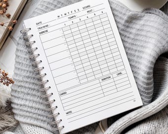 Diario de entrenamiento de 12 meses para el gimnasio: resultados sin excusas