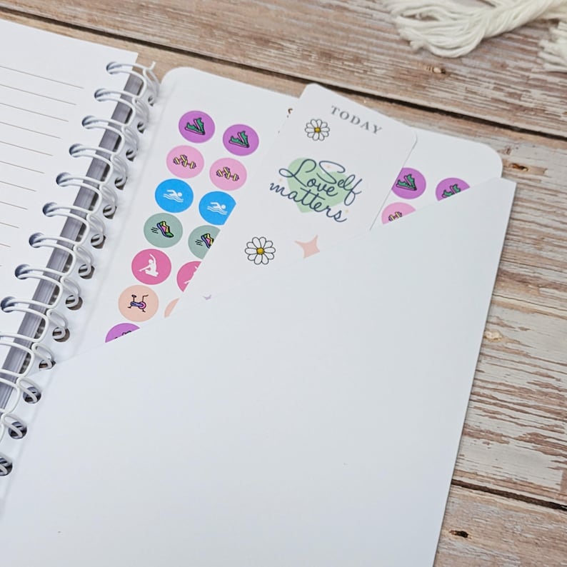 Optavia 5&1 Essenstagebuch | 6-Monats-Gewichtsverlust-Tracker -5/1 + Stickers/Bookmark